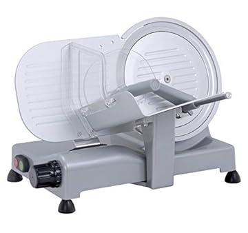 R.G.V. Lusso 25 Gl Affettatrice Elettrica, 140 Watt, Alluminio, Argento, Lama Diametro 25 Cm