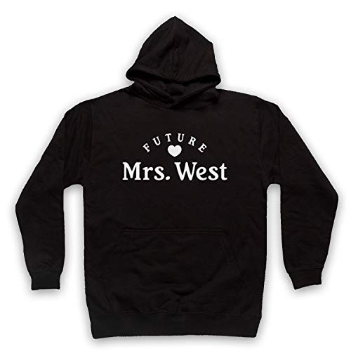 Future Mrs West Rap Star Sweat à Capuche Pull Doux pour Fan de Rap Fatigué des Imprimés Qui S'effacent
