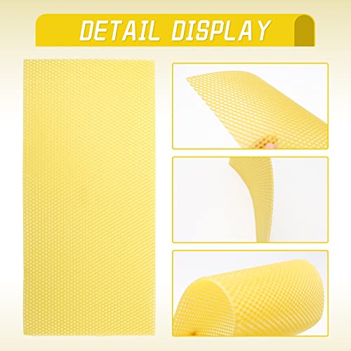 Vkinman 30pcs Beeswax Sheets Beehive Wax Foundation Sheets Natural Beeswax Honeycomb Sheets for Beekeeping Candle Making by Vkinman - Image 4