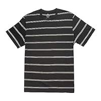 Rip Curl - Men's - Plain Stripe Tee - Washed Black - Large