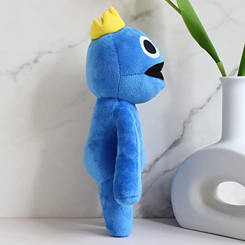 Image of Rainbow Friends Blue Plush Toys, Rainbow Friends Stuffed Animals, Cute Rainbow Friends Plushies Gifts for Kids Halloween Christmas Game Fans