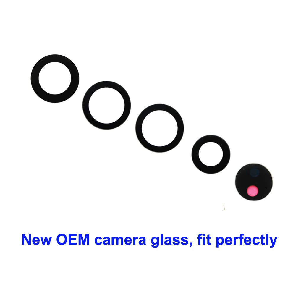 YUYOND 5pcs OEM Original Rear Camera Glass Lens Replacement for Samsung Galaxy S22 Ultra 6.8 Inch (All Carriers) Adhesive Preinstalled with Repair Tools Kit and Installation Manual