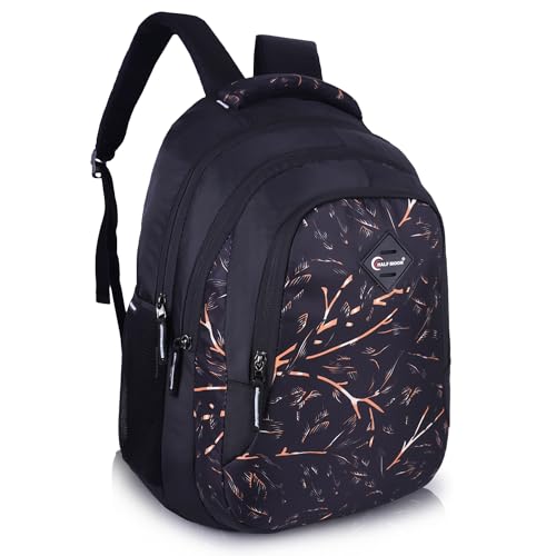 Image of Half Moon Wild Class 5-12 School Bag for Boys Girls Man Woman | Laptop Bagpack Back pack for Men Women | 3 Zips Stylish And Trendy College Bags for Students