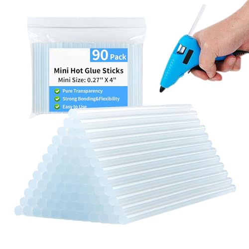 90 unidades de barras adhesivas para madera, con fuerte fuerza adhesiva para decoración de vacaciones, reparaciones de casa, aficiones, proyectos de manualidades