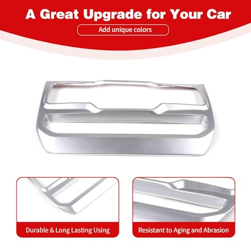 PDKLIN for Wrangler JL Power Window Switch Panel Trim Cover Interior Decoration Accessories Compatible with Jeep Wrangler 2018-2023 JL JLU & 2020-2023 Gladiator JT (Silver) by PDKLIN - Image 5