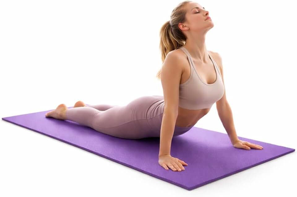 Tapete Yoga Antiderrapante com Bolsa – Confortável e Resistente – Perfeito para Pilates, Academia e Exercícios Diários