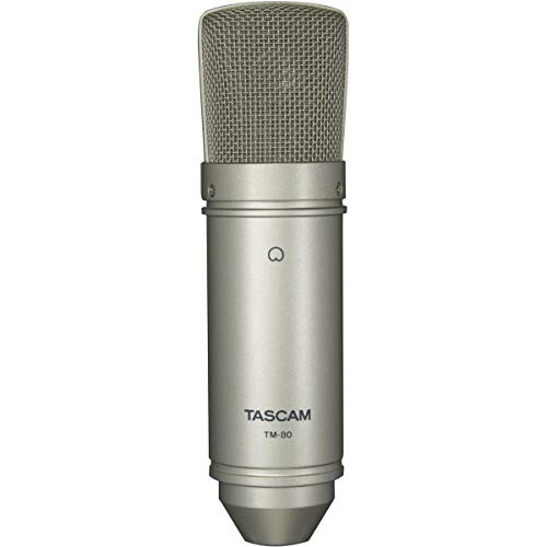 Tascam TM-80 Large Diaphagm Condenser Microphone,Silver thumb #5
