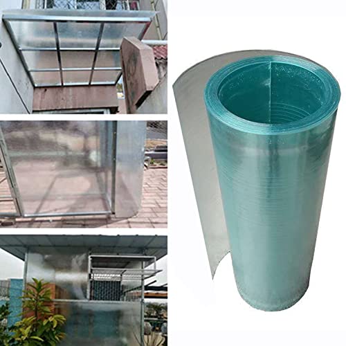 Planchas Transparentes De Policarbonato Para Tejados – Paneles Aislantes Para Invernadero, Terraza O Marquesina | 0.5x4m, 0.8mm De Grosor