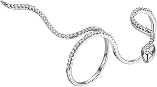 1Pc Anel Dividido Presentes Femininos Para Aniversário Joias Vintage Goth Joias Femininas Dedo Prata Anel Serpente Anel De Dedo Feminino Abrindo Anel De Dedo Joias Femininas