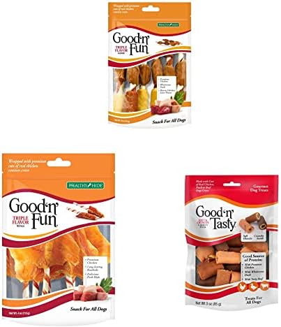 Good'n'Fun Triple Flavor Kabob 4oz, Wings 4oz, Soft & Crunchy 3oz image 2