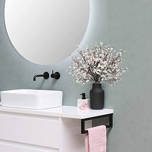 Uieke 6 Pcs Babys Breath Artificial Flowers Fake Silk White Flowers Faux Gypsophila Bouquet Real Touch Floral For Home Wedding Party Centerpieces Diy Décor #TOP1