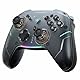 Machenike G5Pro V2 Gaming Controller PC für PC/NS/IOS/Android (1000Hz Abtastrate), Optisch & Mikroschalter Trigger, Gamepad mit RGB Beleuchtung (USB/2.4G/BT), Hot-Swap-Joysticks (Schwarz)