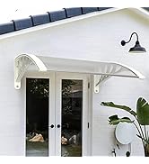 ユニエース玄関ひさし雨よけ、庇フラット型ひさし　　後付けカバー付取付ビス付 3Dカタログ.com | 製品詳細