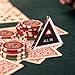 FOYTOKI Dealer Button: Poker Triangle Button Poker Chip Guard Game Tokens Accessory Prop for Holiday Halloween Christmas Carnival Party Supplies