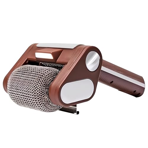 Detergente Elettrico per Barbecue, Senza Setole per la Pulisci Griglia BBQ Elettrico, Pulizia ad Alta Velocità in Acciaio Inox 304, Rullo Rotante Staccabile e Ricaricabile 350 giri/min