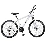 【JAPAN BRAND】 XLEAT マウンテンバイク 自転車 26インチ 21段変速 XM-009 【初乗り、応援。】(ホワイト)