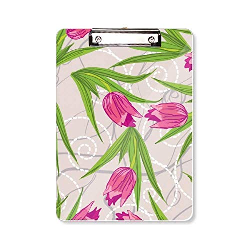 Plante à pince avec feuilles et fleurs format A4 pour herbier et décoration