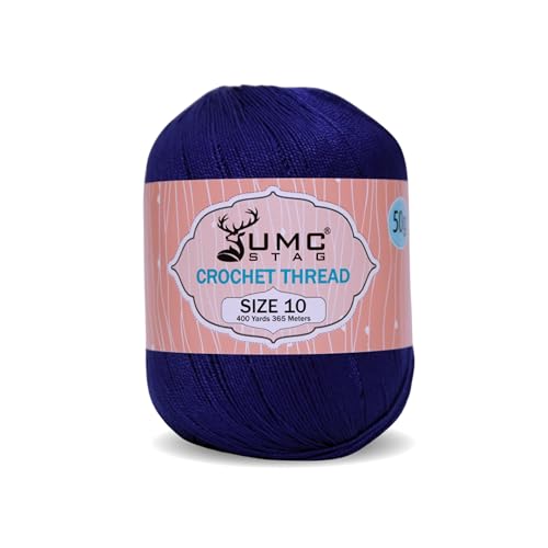 UMC STAG Size 10 Crochet Thread | 100% Combed...