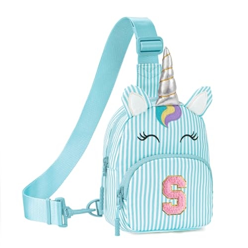 Viverte Birthday Gifts for Girls Small Sling Bag Personalized Initial Fanny Pack Cute Letter Crossbody Bag Purse for Girls(Icing Blue-S) Viverte Birthday Gifts for Girls Small Sling Bag Personalized Initial Fanny Pack Cute Letter Crossbody Bag Purse for Girls(Icing Blue-S)