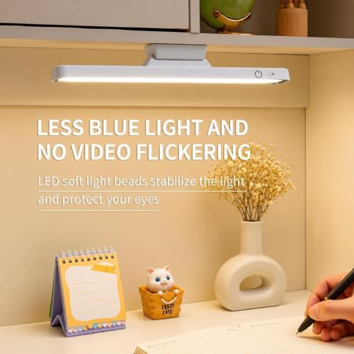 Image of 30 cm Rechargeable Under Cabinet LED Light with Motion Sensor, 138 LEDs, 3 Colour Modes, 1500 mAh Battery and Type-C Charging for Kitchen and Wardrobe (LED White MEGNETIC Light)