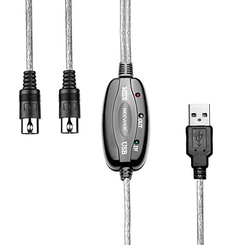 Sanoxy Usb Midi Cable Converter Pc To Music Keyboard Window Win Vista Xp, Mac Os X #TOP13