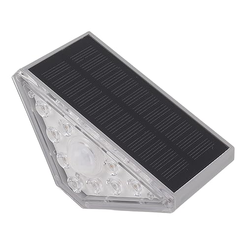 Marhynchus Luces para escaleras solares Stairway Ip68 paso luz terraza humana para luces de paso luces de paso luminosas decorativas