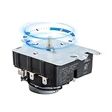 OEM WE4M533 Dryer Timer Compatible with GE Hotpoint, OEM WE4M533 Replaces These Parts: 234D1296P005 TMD1EM03 WE04M0533 WE4M364 WE4M533-24PK 3029574 AP5780508 EAP8690648 PS8690648