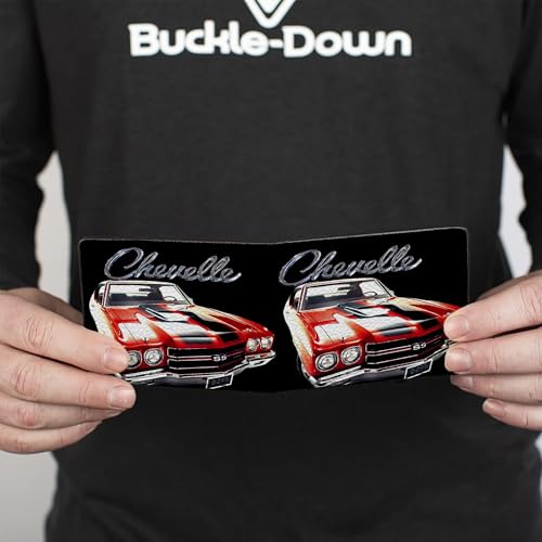 Buckle-Down Bifold Wallet Chevelle,4.0" x 3.5"4