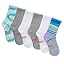 Crew - Tie Dye Blue Green/Grey Assorted6 Pack