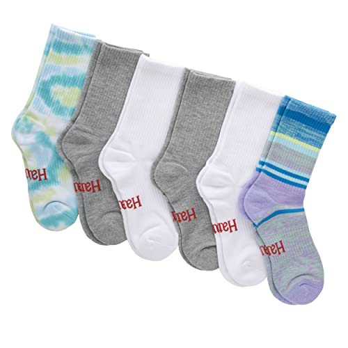 Hanes Ultimate Women's 6-Pack Crew Socks
