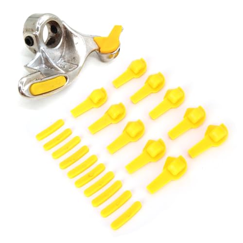 Image of Tire Changer Mount Demount Head, 20pcs Tyre Changer Duck Insert Rim Protector Tire Demount Head Tire Machine Guard Wheel Side Protector for Mount Demount Duck Head Tyre Repair