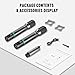 TONALUXE Wireless Microphones, Professional Rechargeable Karaoke Microphone System, Dual Channel UHF All-Metal Portable Mics with 262ft Range for Singing, Speaking, Meetings, Events, Church, Wedding