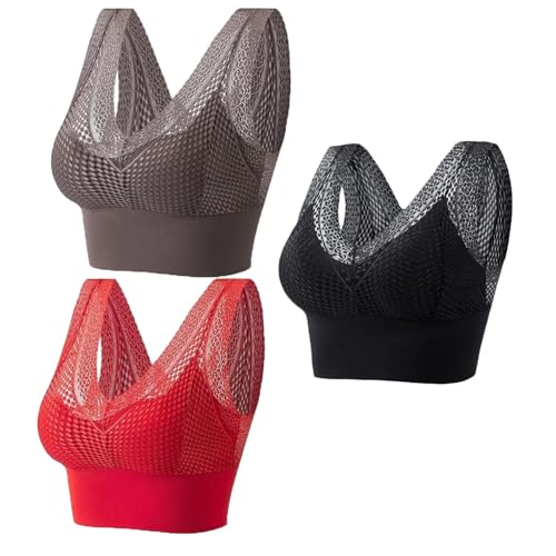 Soutien-gorge galbant sans couture Lunash Veracurves, lot de 3 pièces taille XL bonnet D