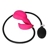 LZYLWC Vibratorensets für Frauen Klitoris Dildos mit 10modi Vibrator Erotik G-Punkt Pulsieren Stimulator Sex Spielzeug für die Frau Paare Dildo Silikon Anal Dildo Mit aufblasbarer Tasche