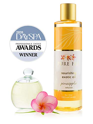Pure Fiji Nourishing Exotic Oil - Natural Coconut Oil For Bath & Spa With Vitamin E - Body Oil, Massage Oil, Pineapple, 8Oz #TOP2