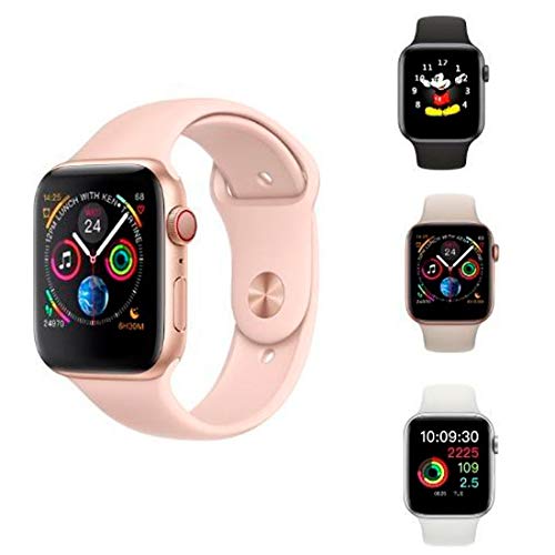 Smartwatch Iwo 8 Rosa Relógio Inteligente 44mm Serie 4 2019