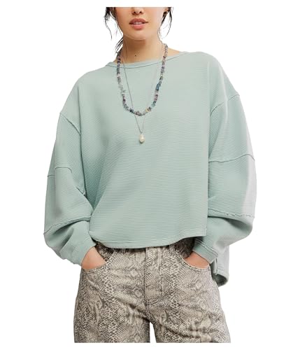Free People Women's Total Eclipse Tee, Polor Fog