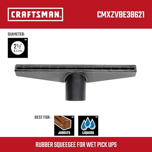 Image of CRAFTSMAN CMXZVBE38621 2-1 /2 in. Wet Nozzle Wet Dry Shop Vacuum Attachment
