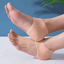 RONATA Silicone Gel Heel Pad Socks for Pain Relief anti heel Swelling Pain Relief Dry Hard Cracked Heels Repair Cream Foot Care Ankle Support Cushion