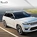 Running Boards Black Side Steps fit for Jeep Grand Cherokee Limited Laredo Overland 2011-2021, Anti-Slip Aluminium Step Bars Step Side Pedal Step (Pair)
