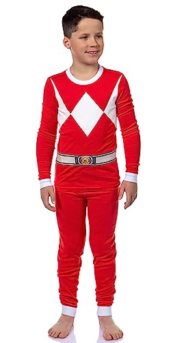 Pyjama Power Rangers rouge cadeau classique pour anniversaire garçon Intimo