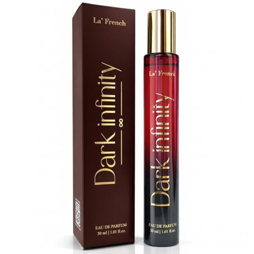 Image of La French Dark Infinity Perfume for Men 30ml| Long Lasting Bold Fragrance | Premium Daily Wear & Party Perfume for Men | Travel Friendly