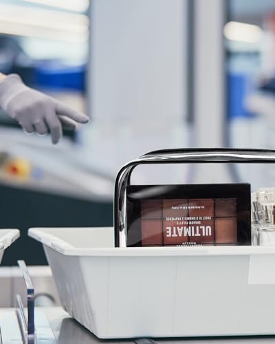 TSA Approved Toiletry Bag - Clear Makeup Bag Waterproof Quart Size Bag, Travel Makeup Cosmetic Bag for Women Travel Car Accessories Essentials for Men and Women (Clear-Black)2