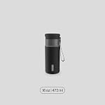 Contigo SnapSeal 16 oz Tasse de voyage avec/Strape de carry & Thé ou boissons froides BPA & Sécurisant pour lave-vaisselle sans plomb
