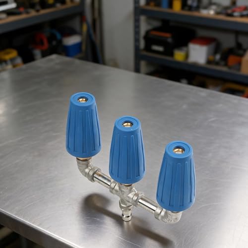 Boquilla turbo de triple flujo: presión mejorada para una limpieza rápida 4