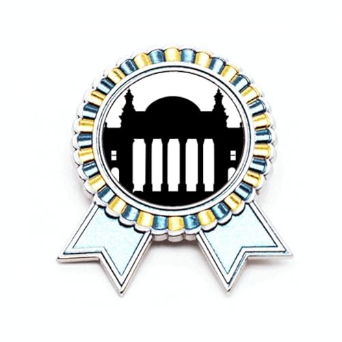 Broche Reichstag Berlin Métal M pour Personnaliser Veste Fade