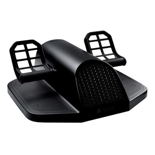 Honeycomb Charlie Rudder Pedals|Steuerruder-System in Luftfahrt-Qualität für Flug -Simulatoren |hochwertige Flugpedale massiv, rutschfest, flexibel verstellbar| kompatibel mit Xbox und PC