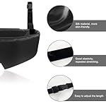 Travel Pillows for Airplanes, Airplane Head Strap with Silk Eye Mask for Sleeping, Long Flights & Car Road Trips 360°Headrest Neck Support, Stops Bobbing, Small & Compact（Black） - Image 5