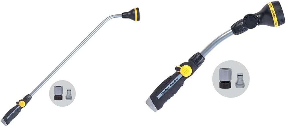 Melnor RelaxGrip Shower Head 33" Wand & 16" Pivoting Wand Bundle