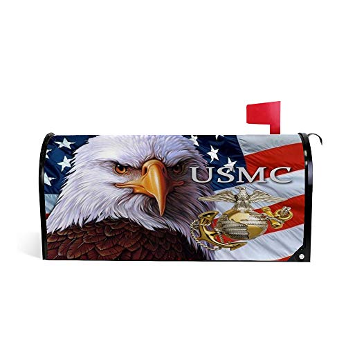 My little nest us marine corps eagle pattern magnetic mailbox cov…